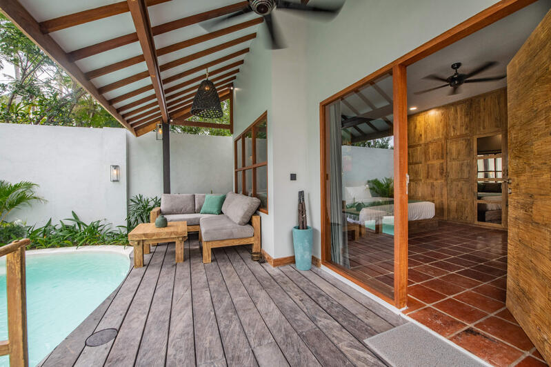 Villa Casa Kecil Room and Verandah